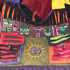 Boho bag patchwork  made for New York lightweight